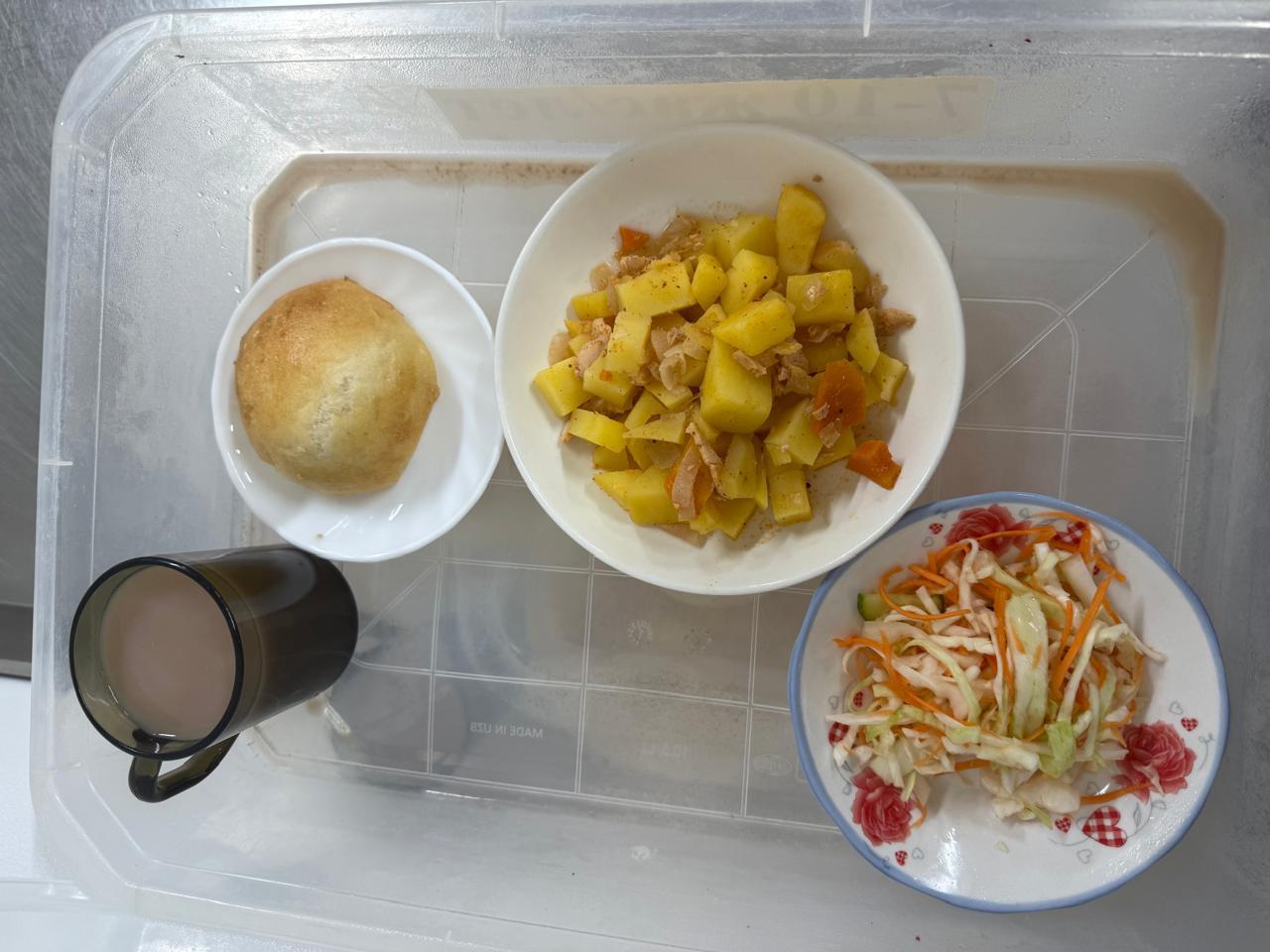 1 күндік ас мәзірі 1 апта 3 күн